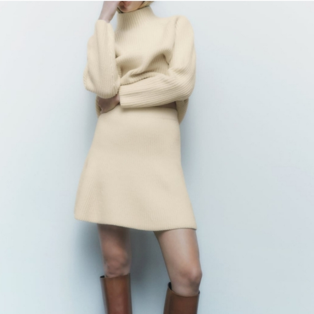 NWT Zara Knit Sweater Set